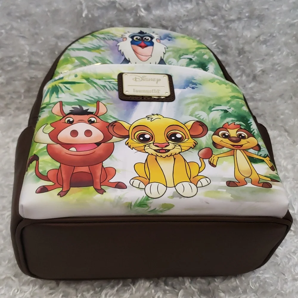 Loungefly Lion King mini backpack and cardholder